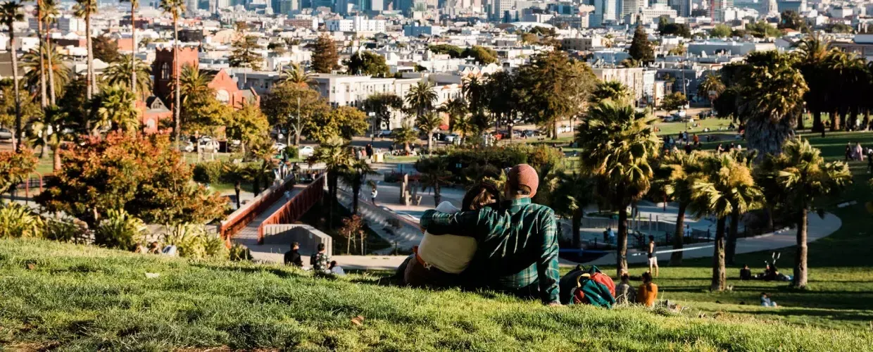 Dolores Park on a sunny afternoon